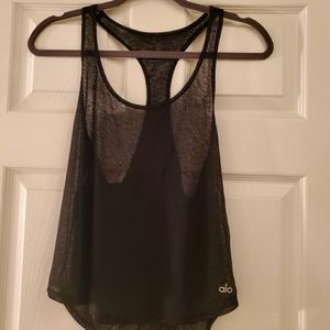 NWOT Sheer alo tank